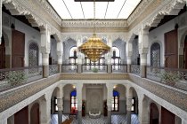 Marokko, fes, Eingangshalle des Hotels Riad fes drinnen — Stockfoto