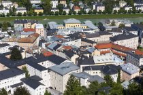 Austria, Salzburg, View of historical old town from Hohensalzburg Fortress — Stock Photo