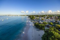 Scenic view of beach near Garrison at daytime, Barbados, Lesser Antilles, Antilles, Caribbean — Stock Photo