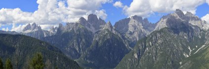 Italia, Dolomiti, Dolomiti Sextener dal Monte Agudo — Foto stock