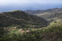 Espanha, Ilhas Canárias, La Gomera, Vallehermoso, Vista para Epina de cima — Fotografia de Stock