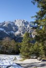 Germania, Baviera, Berchtesgaden National Park, Wimbach Valley, Wimbachgries, Hochkalter — Foto stock
