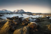 Islanda, Sudurland, paesaggio al tramonto — Foto stock