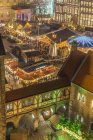 Allemagne, Basse-Saxe, Braunschweig, marché de Noël le soir — Photo de stock