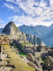 South America, Peru, Andes, Mountains landscape with Machu Picchu view — Stock Photo
