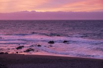 Spain, Canary Islands, La Gomera, Valle Gran Rey, evening mood at the beach — Stock Photo