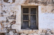 Old weathered window during daytime, full frame — Stock Photo