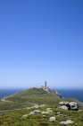 Cape Vilan, Faro sulla costa verde — Foto stock