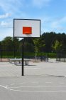 Netherlands, Flevoland, Almere, basketball field on playground — Stock Photo