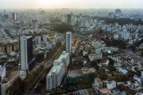 Vietnam, ho chi minh city, Stadtbild vom Bitexco-Finanzturm aus gesehen — Stockfoto