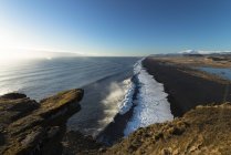 Iceland, Sandy beach near Dyrholaey — Stock Photo