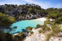 Espanha, Ilhas Baleares, Menorca, Macarella, Cala Macarelleta, Praia — Fotografia de Stock