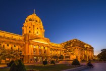 Hungary, Budapest, Buda, Buda Castle, Blue hour — Stock Photo