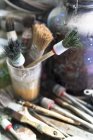 Germany, Munich, Brushes in art foundry — Stock Photo