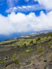 Spain, Canary Islands, La Palma, Puerto Naos, Coast and clouds — Stock Photo