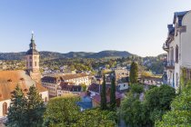 Germany, Baden-Wuerttemberg, Baden-Baden, Cityscape with collegiate church view — Stock Photo