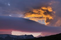Austria, Lower Austria, Vienna Alps under clouds — Stock Photo