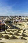 Vue du paysage urbain de jour, Séville, Andalousie, Espagne — Photo de stock