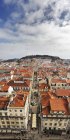 Portugal, Lisboa, Baixa, bird eye view of the city — Stock Photo