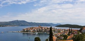 Croatia, Dalmatia, View of Korcula  during daytime — Stock Photo
