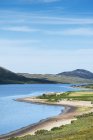 United Kingom, Escócia, Vista de Loch Hope perto de Inverhope durante o dia — Fotografia de Stock