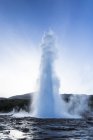 Scenic view of Geyser in Sudurland, Iceland — Stock Photo