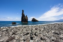 Portugal, View of rock formations at Ilheus da Rib — Stock Photo