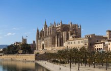 Spagna, Maiorca, Veduta della Cattedrale di La Seu — Foto stock
