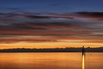 Germania, Costanza, Veduta del faro sul Lago di Costanza — Foto stock