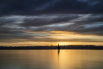 Germania, Costanza, Veduta del faro sul Lago di Costanza — Foto stock