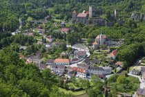 Áustria, Vista do Castelo de Hardegg em Hardegg durante o dia — Fotografia de Stock