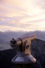Austria, Tryrol, View of Alps with telescope in foreground — Stock Photo