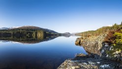 Schottisches Hochland, Blick auf die Landschaft am Tag — Stockfoto