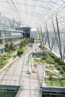 Germany, Hannover. Elevated interior view of greenhouse — Stock Photo
