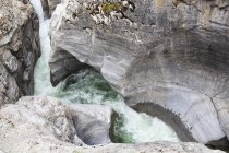 Canada, Alberta, Rocky Mountains, Jasper National Park, view to Maligne Canyon and Maligne River — Stock Photo