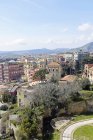 Італія, Neapel, міський пейзаж, вид з фортецю Сант Ельмо — стокове фото