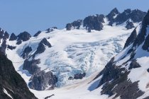 Vue panoramique du glacier à la lumière du jour, Resurrection Bay, Seward, Alaska, États-Unis — Photo de stock