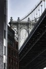 USA, New York City, Manhattan, Manhatten Bridge — Stock Photo