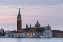 Italy, Venice, San Giorgio Maggiore view at twilight — Stock Photo