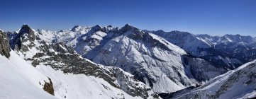 Vista panorâmica das montanhas Karwendel e dos Alpes da Baviera, Baviera, Alemanha — Fotografia de Stock