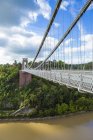 United Kingdom, England, Bristol, Clifton, River Avon, Clifton Suspension Bridge — Stock Photo