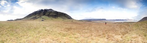 Islandia, vista panorámica del paisaje icelandés - foto de stock