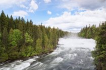 Canada, Columbia Britannica, Wells Gray Provincial Park, Murtle River durante il giorno — Foto stock