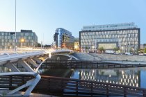 Німеччина, Берлін, переглянути Bmw Stiftung Герберт Quandt і федеральних прес-конференції — стокове фото