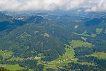 Austria, Alpi di Allgaeu, Vorarlberg, Vista dal Fellhorn a Kleinwalsertal — Foto stock