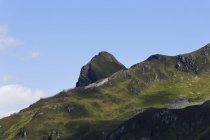 Austria, Vorarlberg, Verwall Alps, Eisentaler Gruppe, Burtschakopf montagna durante il giorno — Foto stock