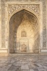 India, Uttar Pradesh, Agra, Calligrafia su Taj Mahal — Foto stock