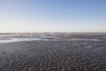Belgium, Flanders, View of beach with North Sea — Stock Photo