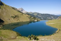 View of Lake Traualpsee at daytime, Austria — Stock Photo