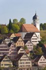 Germany, Baden Wurttemberg, Altensteig, View of city — Stock Photo